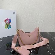 Prada Re-Edition 2005 Saffiano Leather Bag Pink 22x18x6cm - 4