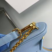 Prada Re-Edition 2005 Saffiano Leather Bag Blue 22x18x6cm - 5