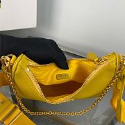 Prada Re-Edition 2005 Saffiano Leather Bag Yellow 22x18x6cm - 3