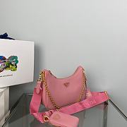 Prada Re-Edition 2005 Saffiano Leather Bag Petal Pink 22x18x6cm - 5