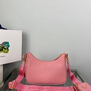 Prada Re-Edition 2005 Saffiano Leather Bag Petal Pink 22x18x6cm - 4