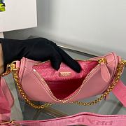 Prada Re-Edition 2005 Saffiano Leather Bag Petal Pink 22x18x6cm - 3