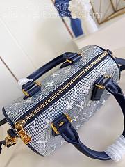 Louis Vuitton LV Speedy Bandoulière 20 Blue 20.5 x 13.5 x 12 cm - 5