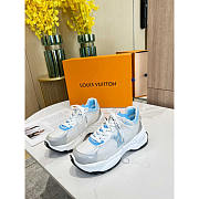 Louis Vuitton LV Run 55 Sneaker Blue - 4