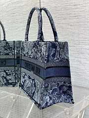 Dior Medium Book Tote Denim Blue 36 x 27.5 x 16.5 cm - 4