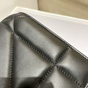 Dior 30 Montaigne Chain Bag With Handle Black 25x8x15cm - 2