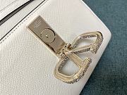 Valentino Small Vsling Handbag With Jewel White 22x17x9cm - 5
