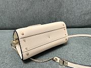 Valentino Small Vsling Handbag With Jewel White 22x17x9cm - 3