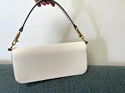 Valentino Loco Calfskin Shoulder Bag White 27x13x6cm - 2