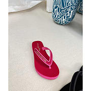 Dior Diorsea Flip Flops Velvet Pink - 4