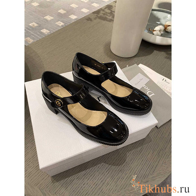 Dior D-Doll Pump Black Shiny Calfskin - 1