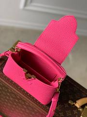 Louis Vuitton LV Mini Capucines Neon Pink M20848 21x14x8cm - 5