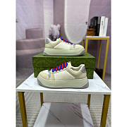 Gucci Screener Men's GG Platform Sneakers White - 1
