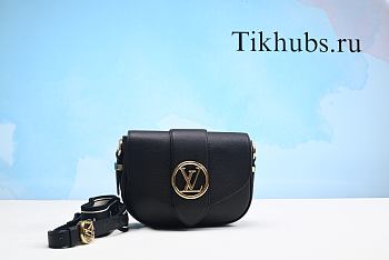 Louis Vuitton LV Pont 9 Soft PM Bag Black 21 x 15 x 6.5 cm
