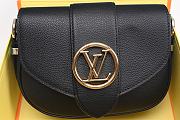 Louis Vuitton LV Pont 9 Soft PM Bag Black 21 x 15 x 6.5 cm - 2