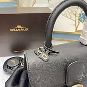 Delvaux Brillant PM Black 24x12x19cm - 2