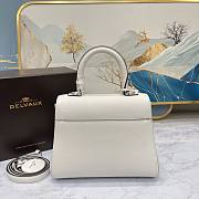 Delvaux Brillant PM White 24x12x19cm - 3