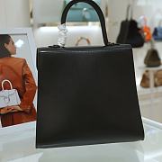 Delvaux L'Humour MM Black White 28x15x26cm - 2