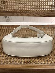 Celine Ava Bag In Smooth Calfskin White 23x14x7cm - 3