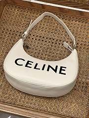 Celine Ava Bag In Smooth Calfskin White 23x14x7cm - 2