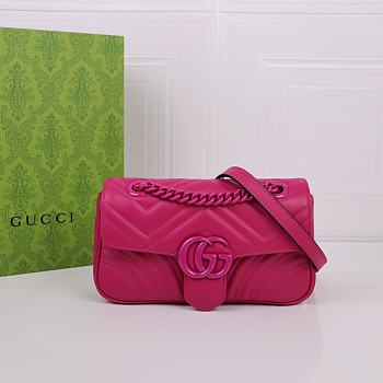 Gucci Mini Marmont Pink Neon 23cm
