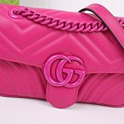 Gucci Mini Marmont Pink Neon 23cm - 2