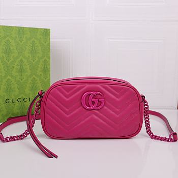 Gucci Small Marmont Pink Neon 24x12x7cm