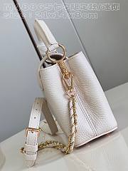 Louis Vuitton Capucines Mini Quartz White 21 x 14 x 8 cm - 6