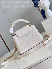 Louis Vuitton Capucines Mini Quartz White 21 x 14 x 8 cm - 2