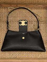 Celine Wiltern Clutch Triomphe Soft Black 31.5x16x1cm - 5