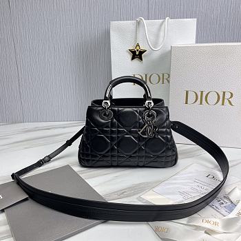 Lady Dior 95.22 Small Bag Full Black 25x10x16cm