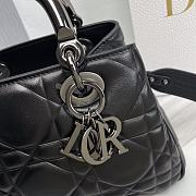 Lady Dior 95.22 Small Bag Full Black 25x10x16cm - 3