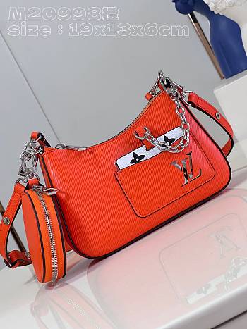 Louis Vuitton LV Marellini Orange 19.0 x 13.5 x 6.5cm