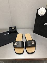Chanel Black Slide - 1