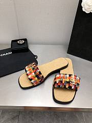 Chanel Mules Wool Tweed  - 5