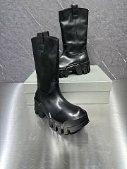 Balenciaga Bulldozer Leather Black Boots - 3