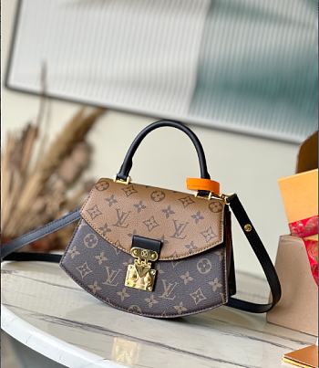 Louis Vuitton LV Tilsitt Monogram Handbag 24 x 18 x 7 cm