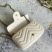 Gucci GG Marmont Matelasse Super Mini Bag White 16.5x10x5cm - 6