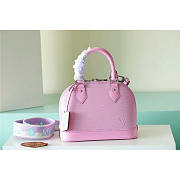 Louis Vuitton LV Alma BB Bag Epi Calfskin Pink 23.5 x 17.5 x 11.5 cm - 1