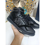 Dior B27 High Top Black Sneaker - 1