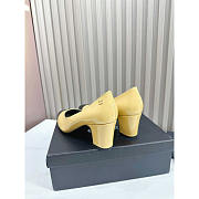 Chanel Pumps Patent Calfskin Yellow & Black 5cm - 4
