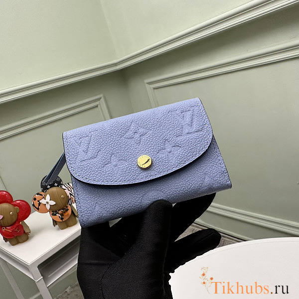 Louis Vuitton LV Rosalie Coin Purse Blue 11 x 8 x 2.5 cm - 1