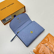 Louis Vuitton LV Rosalie Coin Purse Blue 11 x 8 x 2.5 cm - 3