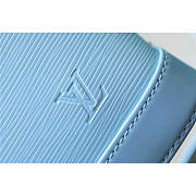 Louis Vuitton LV Alma BB Bag Epi Calfskin Light Blue 23.5 x 17.5 x 11.5 cm - 5