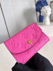 Louis Vuitton LV Rosalie Coin Purse Pink 11 x 8 x 2.5 cm - 1
