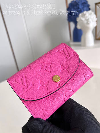 Louis Vuitton LV Rosalie Coin Purse Pink 11 x 8 x 2.5 cm
