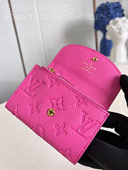 Louis Vuitton LV Rosalie Coin Purse Pink 11 x 8 x 2.5 cm - 2