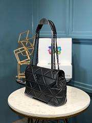 Prada Large Nappa Leather Spectrum Bag Black 27x18.5x9cm - 5