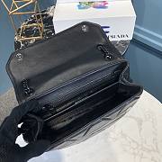 Prada Large Nappa Leather Spectrum Bag Black 27x18.5x9cm - 3