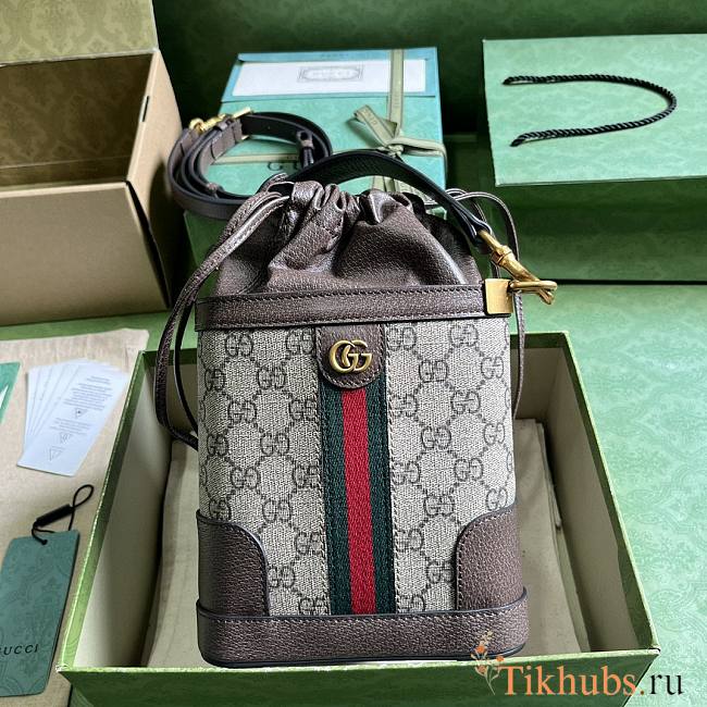 Gucci Ophidia GG Bucket Bag 18x16x5cm - 1